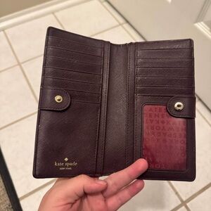 Kate Spade Rich Brown Leather Wallet